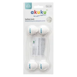 Uniwersalne zabezpieczenia do szafek przed dziećmi - długie 16cm | Akuku A0650