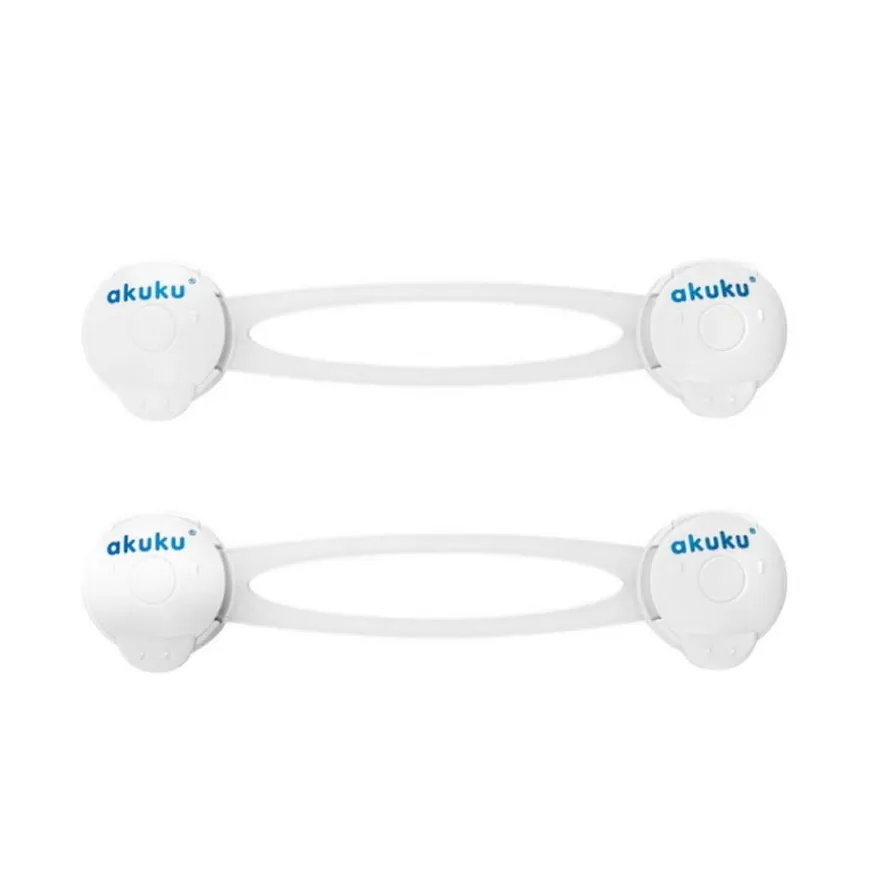 Uniwersalne zabezpieczenia do szafek przed dziećmi - długie 16cm | Akuku A0650