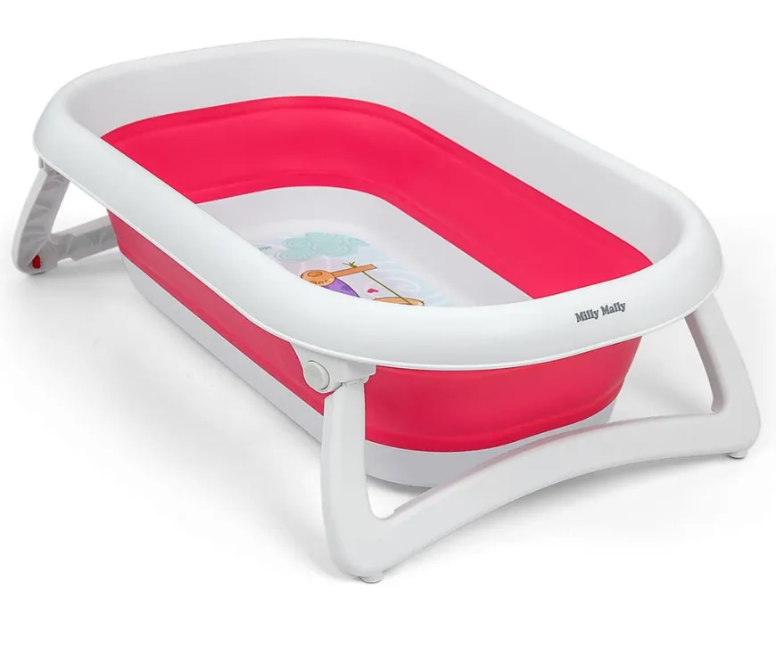 Wanienka składana dla niemowląt Aqua Pink Milly Mally
