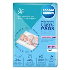 Wielofunkcyjne podkłady higieniczne 60x60cm | Canpol Babies 78/006