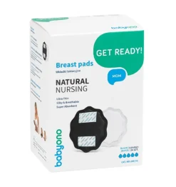 Wkładki laktacyjne Natural Nursing czarne - 24szt | Babyono