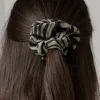 WUALAA Women - Gumka do włosów Zebra Khaki