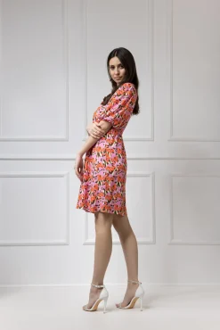 WUALAA Women - Sukienka damska Emily Floral Delight