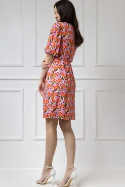 WUALAA Women - Sukienka damska Emily Floral Delight