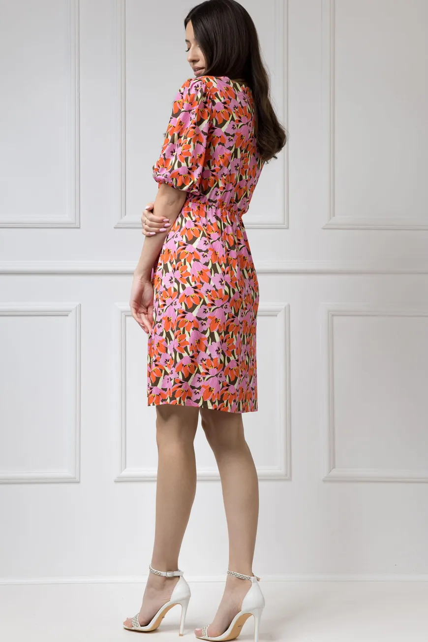 WUALAA Women - Sukienka damska Emily Floral Delight