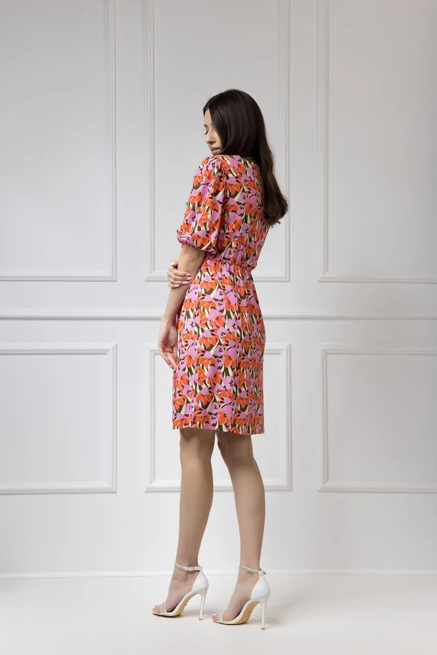 WUALAA Women - Sukienka damska Emily Floral Delight