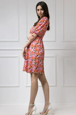 WUALAA Women - Sukienka damska Emily Floral Delight
