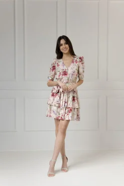 WUALAA Women - Sukienka damska HARPER Romantic Flowers