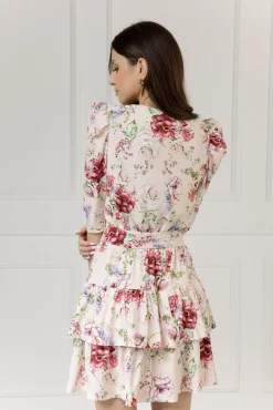 WUALAA Women - Sukienka damska HARPER Romantic Flowers