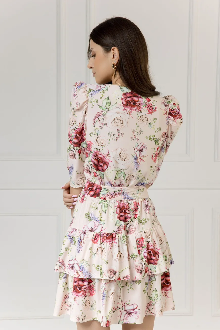 WUALAA Women - Sukienka damska HARPER Romantic Flowers