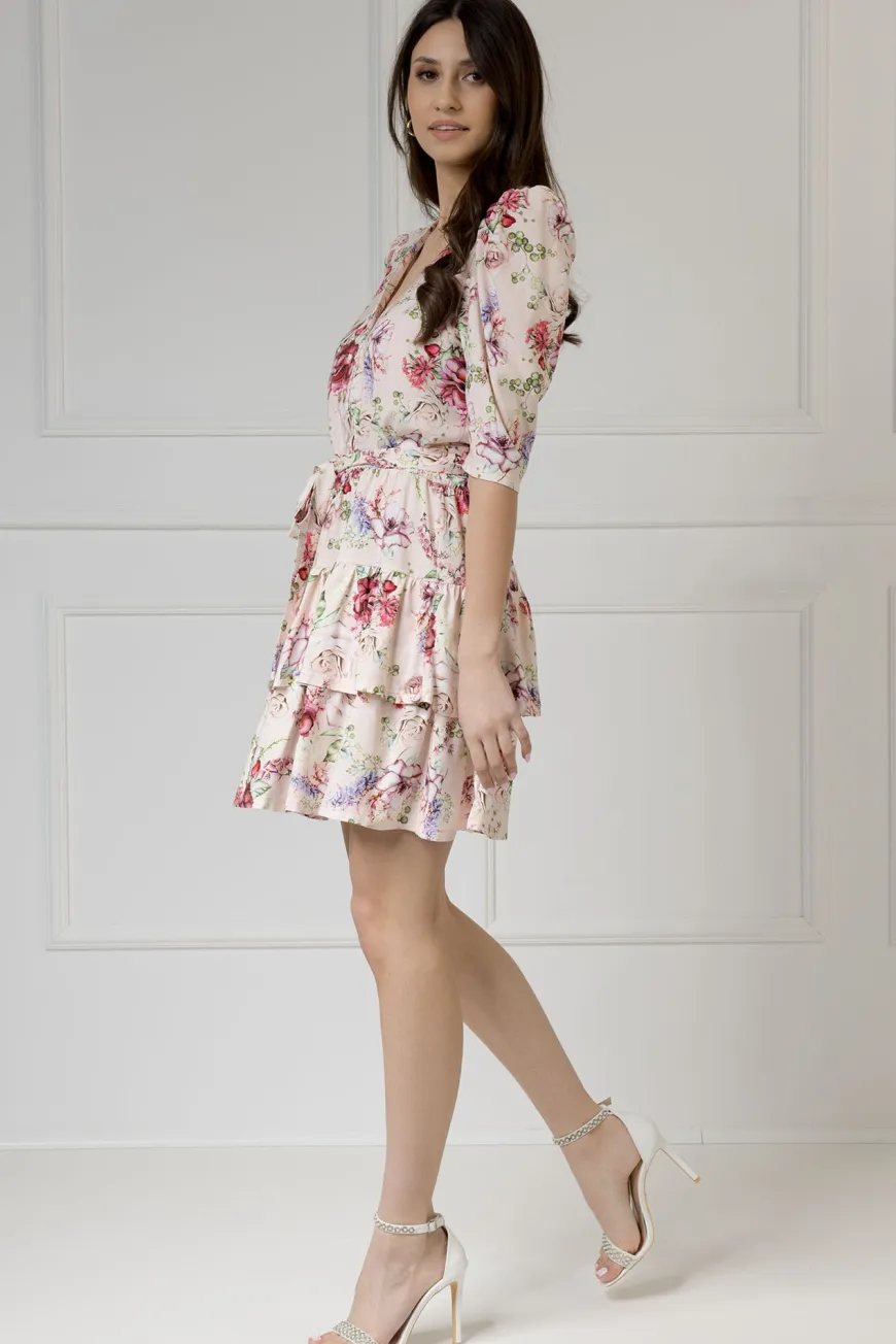 WUALAA Women - Sukienka damska HARPER Romantic Flowers