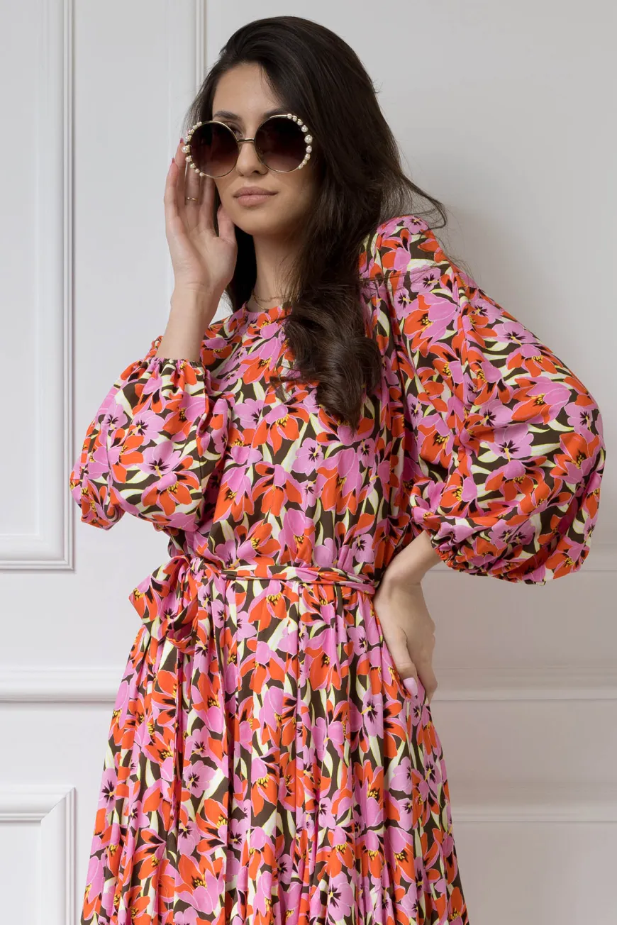WUALAA Women - Sukienka damska INEZ Floral Delight