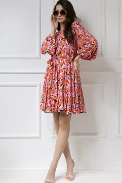 WUALAA Women - Sukienka damska INEZ Floral Delight