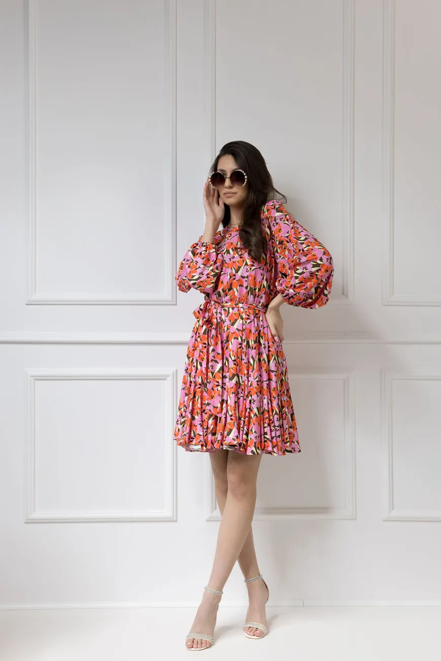 WUALAA Women - Sukienka damska INEZ Floral Delight