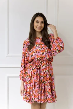 WUALAA Women - Sukienka damska INEZ Floral Delight