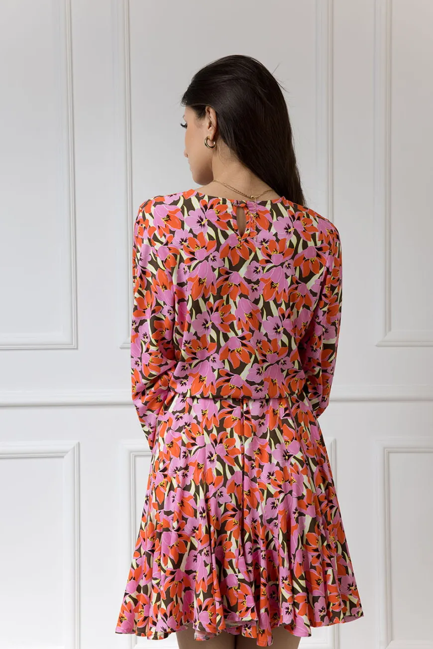 WUALAA Women - Sukienka damska INEZ Floral Delight