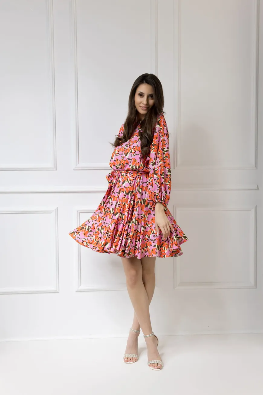WUALAA Women - Sukienka damska INEZ Floral Delight