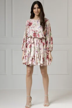 WUALAA Women - Sukienka damska INEZ Romantic Flowers