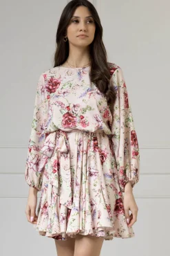 WUALAA Women - Sukienka damska INEZ Romantic Flowers