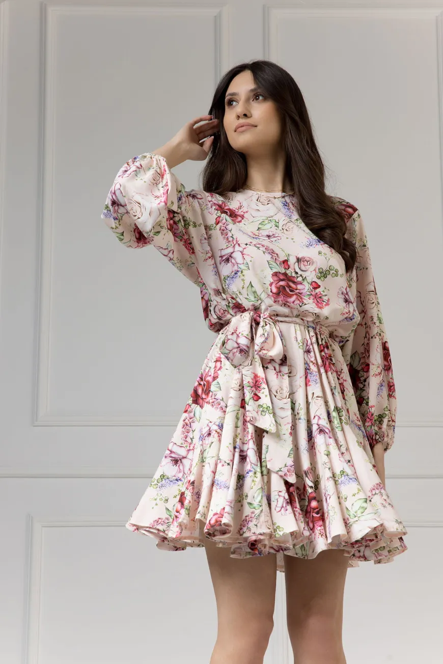 WUALAA Women - Sukienka damska INEZ Romantic Flowers