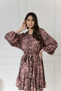 WUALAA Women - Sukienka damska INEZ Safari Dusty Pink