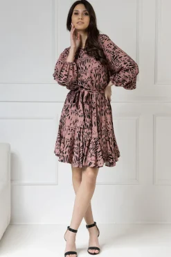 WUALAA Women - Sukienka damska INEZ Safari Dusty Pink