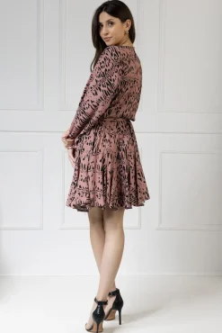 WUALAA Women - Sukienka damska INEZ Safari Dusty Pink