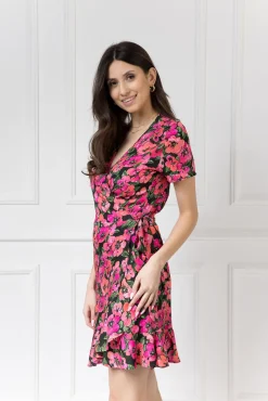 WUALAA Women - Sukienka damska JENNY Exotic Garden