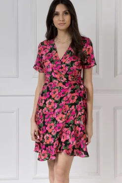 WUALAA Women - Sukienka damska JENNY Exotic Garden
