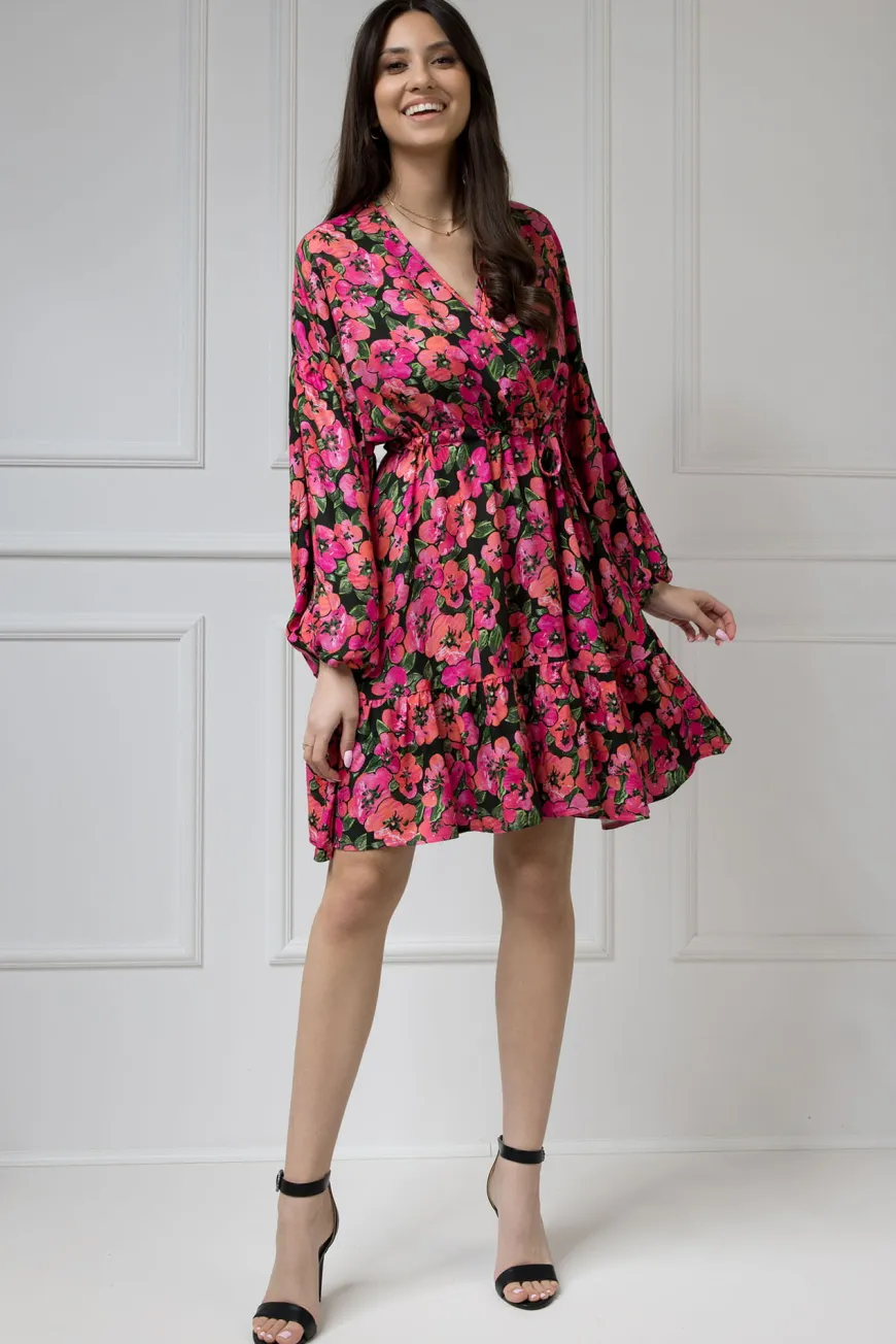 WUALAA Women - Sukienka damska Lisa Exotic Garden