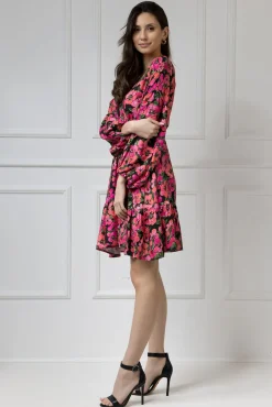 WUALAA Women - Sukienka damska Lisa Exotic Garden