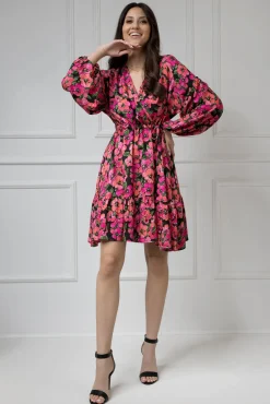 WUALAA Women - Sukienka damska Lisa Exotic Garden