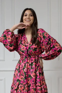 WUALAA Women - Sukienka damska Lisa Exotic Garden