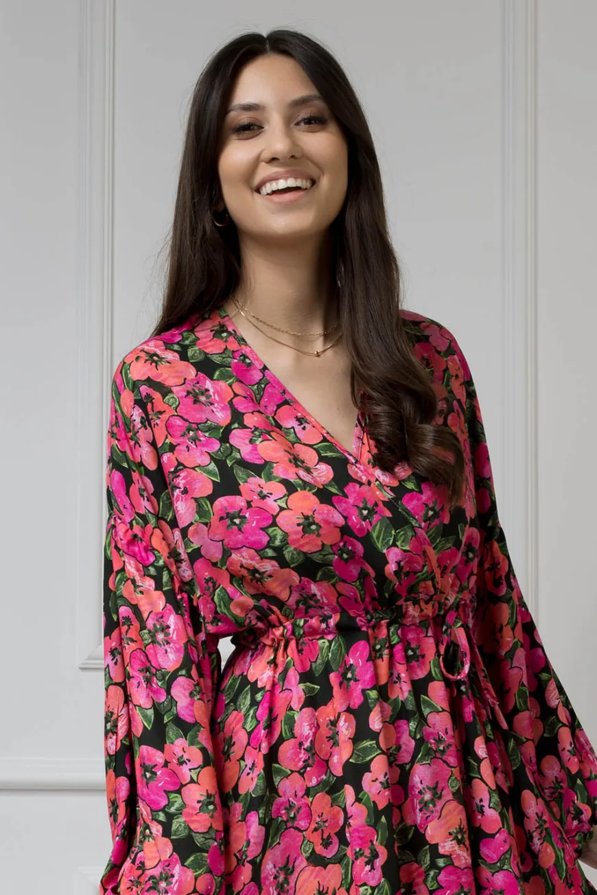 WUALAA Women - Sukienka damska Lisa Exotic Garden