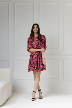 WUALAA Women - Sukienka damska OLIVIA Exotic Garden