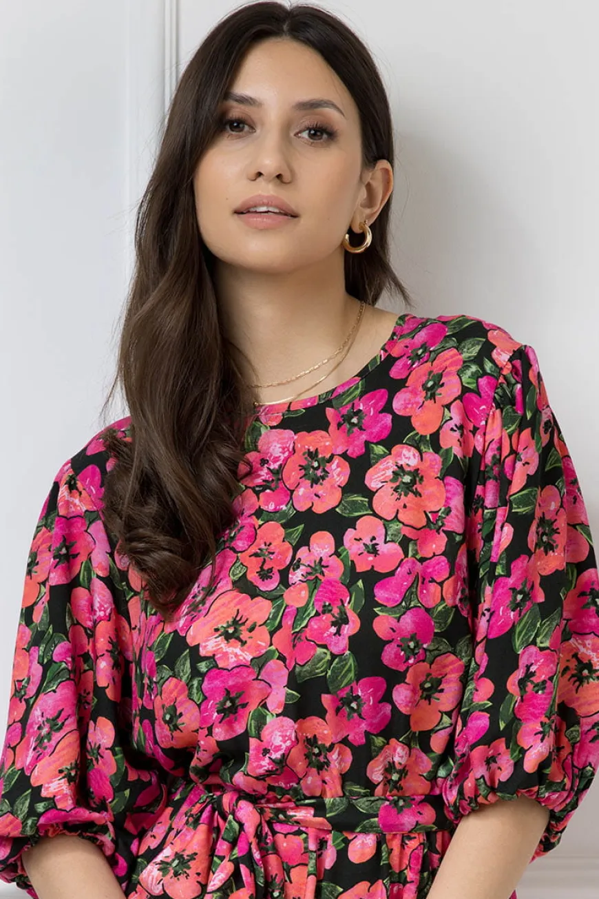 WUALAA Women - Sukienka damska OLIVIA Exotic Garden