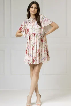WUALAA Women - Sukienka damska SARA Romantic Flowers