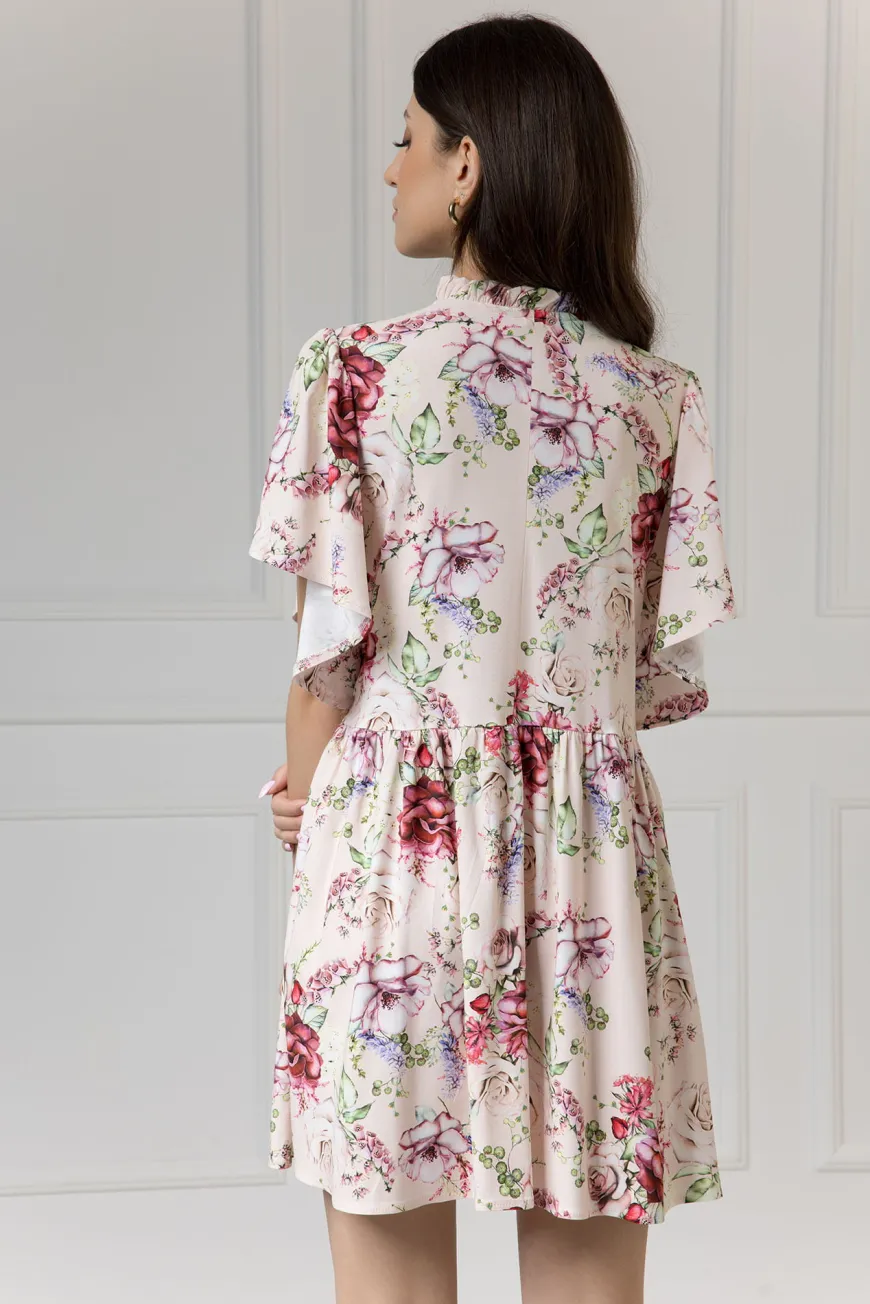 WUALAA Women - Sukienka damska SARA Romantic Flowers
