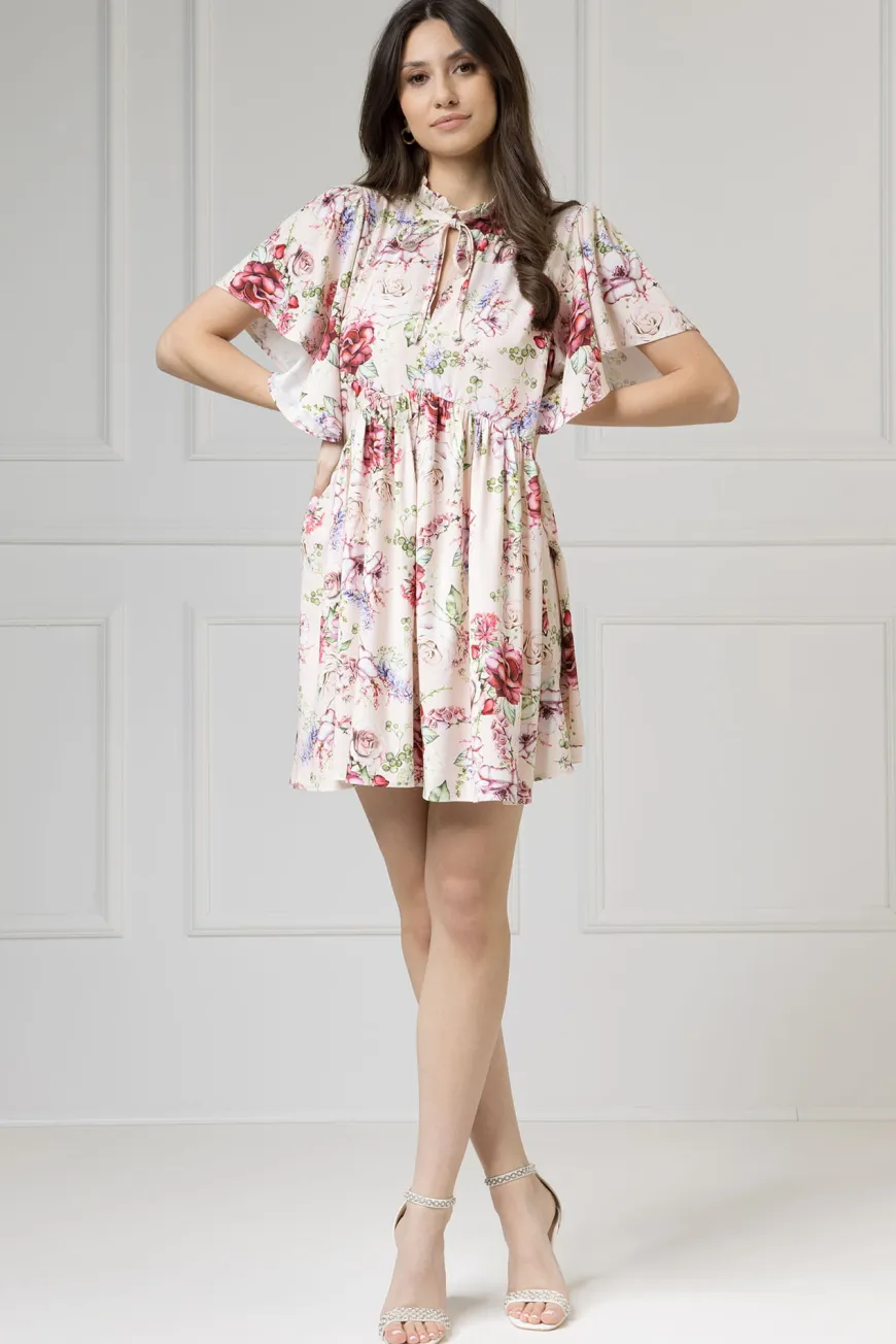 WUALAA Women - Sukienka damska SARA Romantic Flowers
