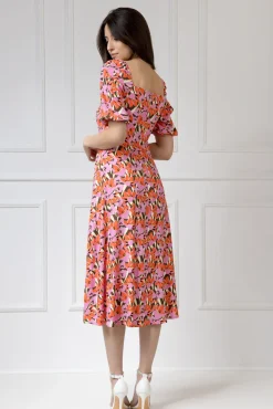 WUALAA Women - Sukienka midi CHLOE Floral Delight