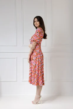 WUALAA Women - Sukienka midi CHLOE Floral Delight
