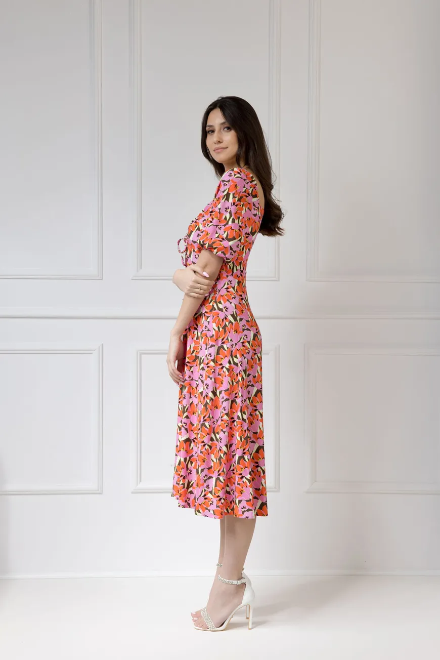 WUALAA Women - Sukienka midi CHLOE Floral Delight