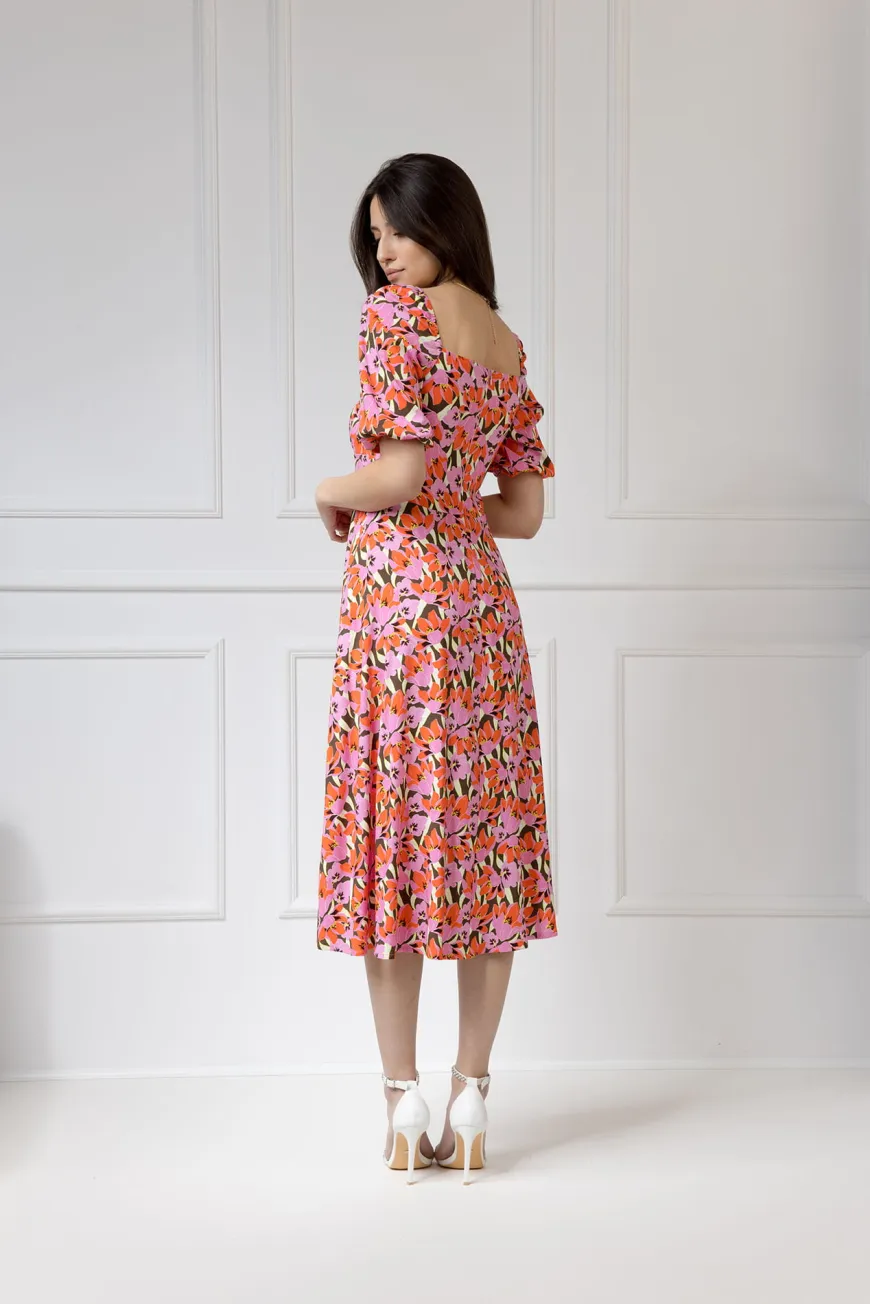 WUALAA Women - Sukienka midi CHLOE Floral Delight