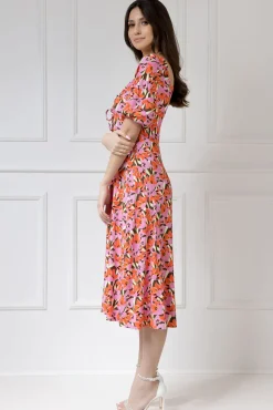 WUALAA Women - Sukienka midi CHLOE Floral Delight