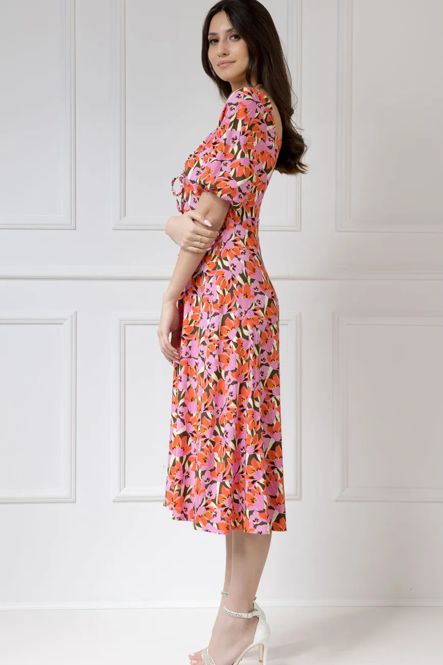 WUALAA Women - Sukienka midi CHLOE Floral Delight