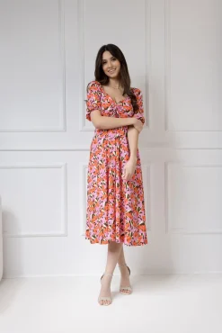 WUALAA Women - Sukienka midi CHLOE Floral Delight