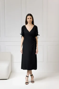 WUALAA Women - Sukienka midi KELLY Classic Black
