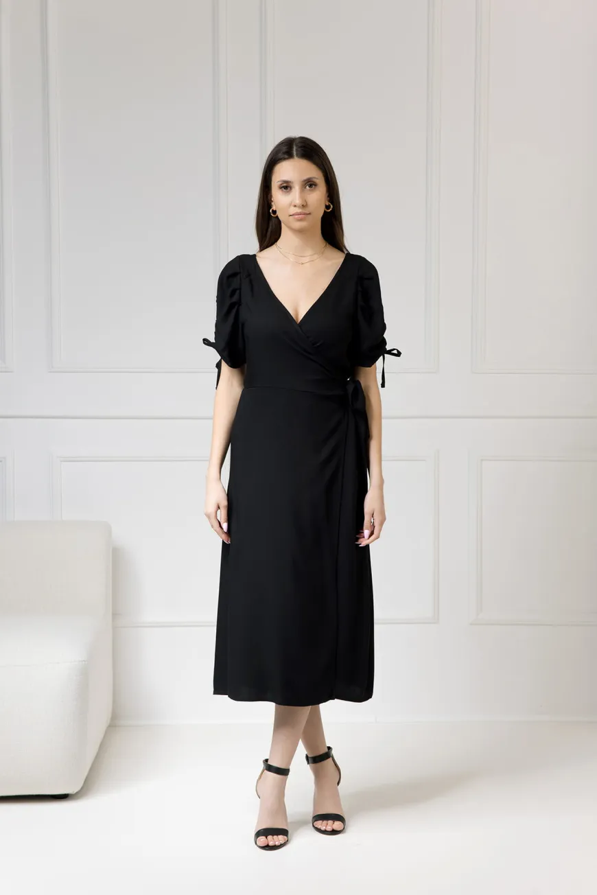 WUALAA Women - Sukienka midi KELLY Classic Black