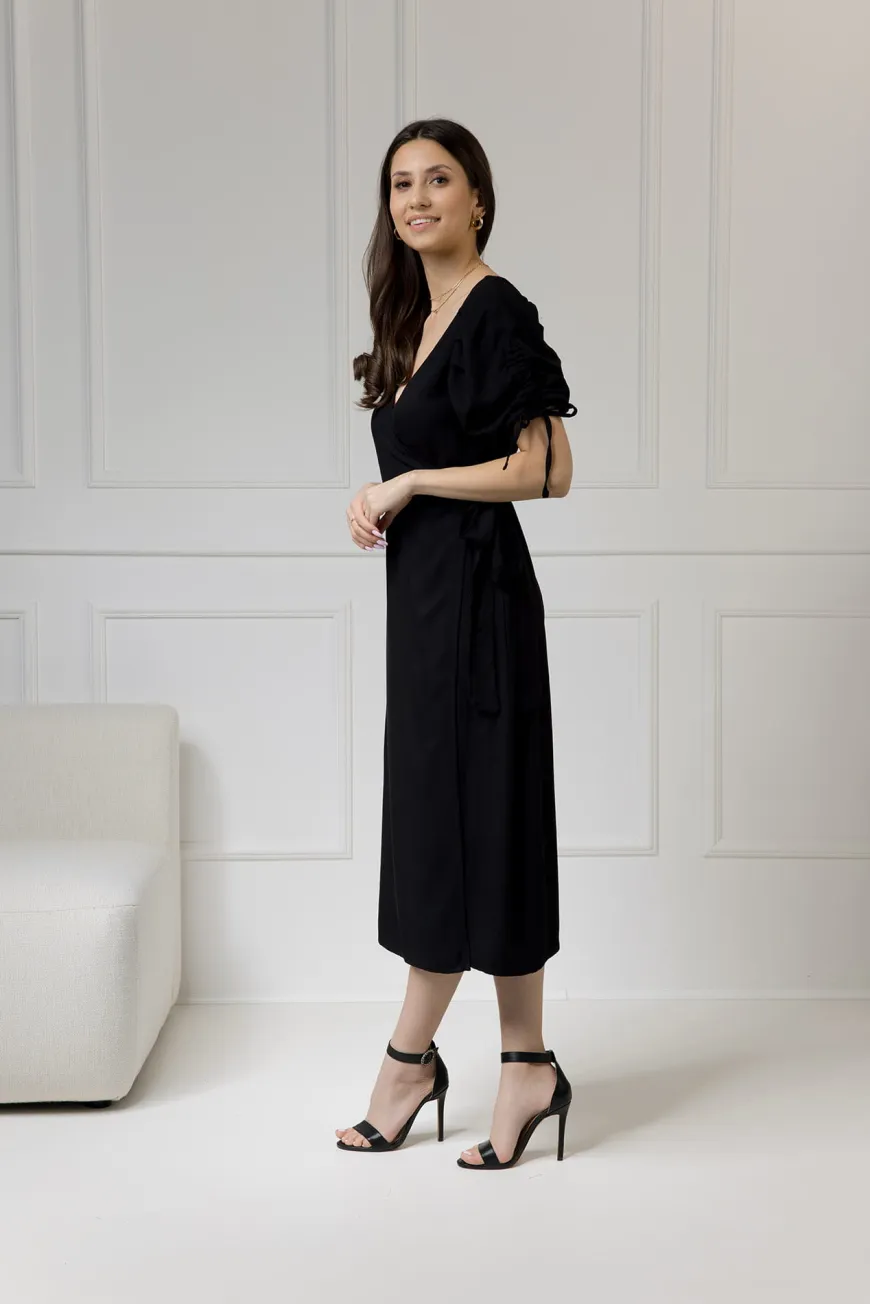 WUALAA Women - Sukienka midi KELLY Classic Black