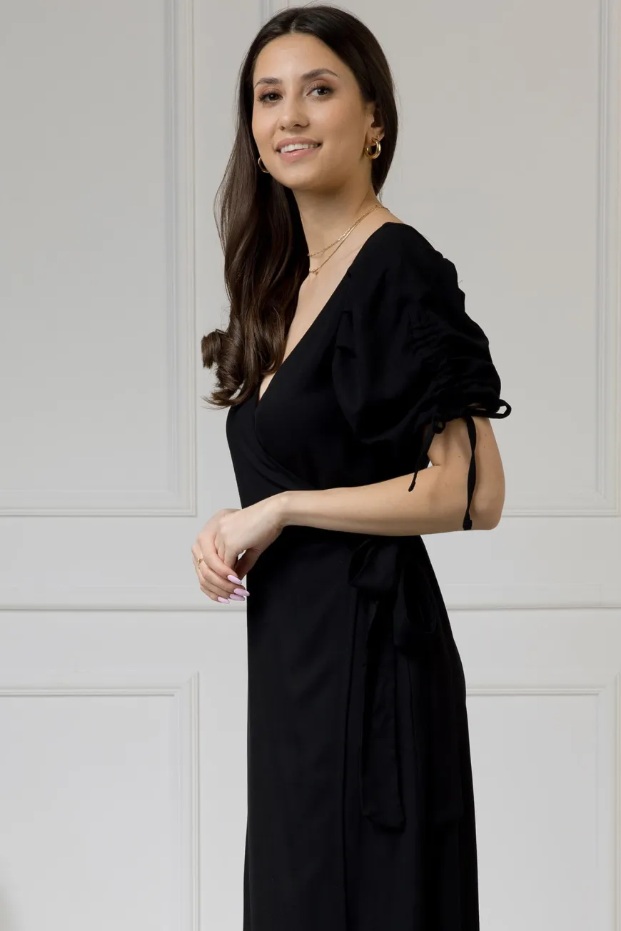 WUALAA Women - Sukienka midi KELLY Classic Black